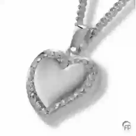 Diamond Heart Shaped Pendant